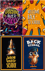 Welcome Back To School Mega Poster Package