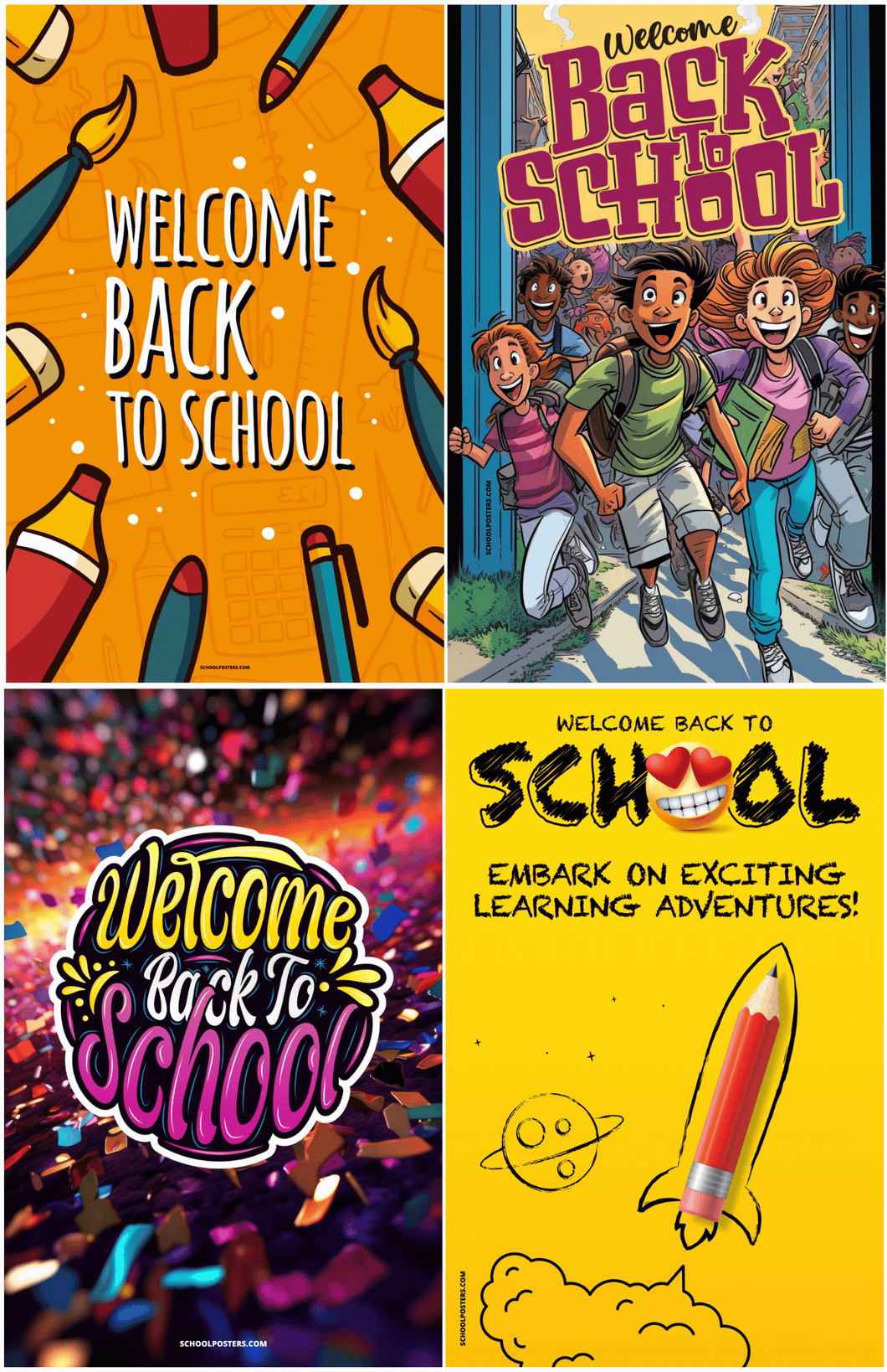 Welcome Back to School Poster Package