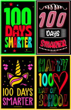 Load image into Gallery viewer, 100 Days of School Poster Package - (Set Of 12)