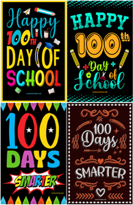 100 Days of School Poster Package