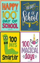Load image into Gallery viewer, 100 Days of School Elementary Poster Package