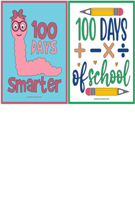 100 Days of School Elementary Poster Package