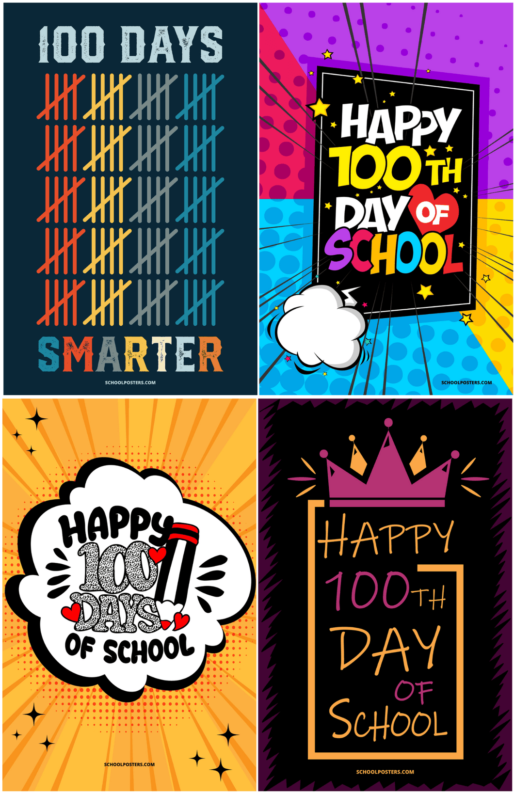 100 Days of School Middle School & High School