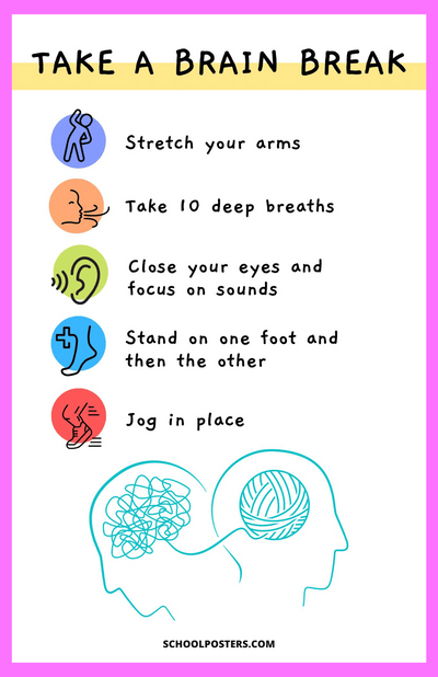 Take A Brain Break Poster