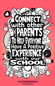 Connect With Other Parents Poster