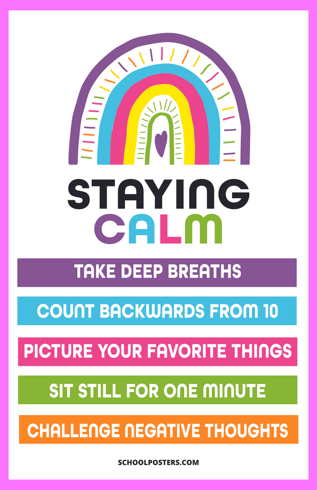 Staying Calm Poster
