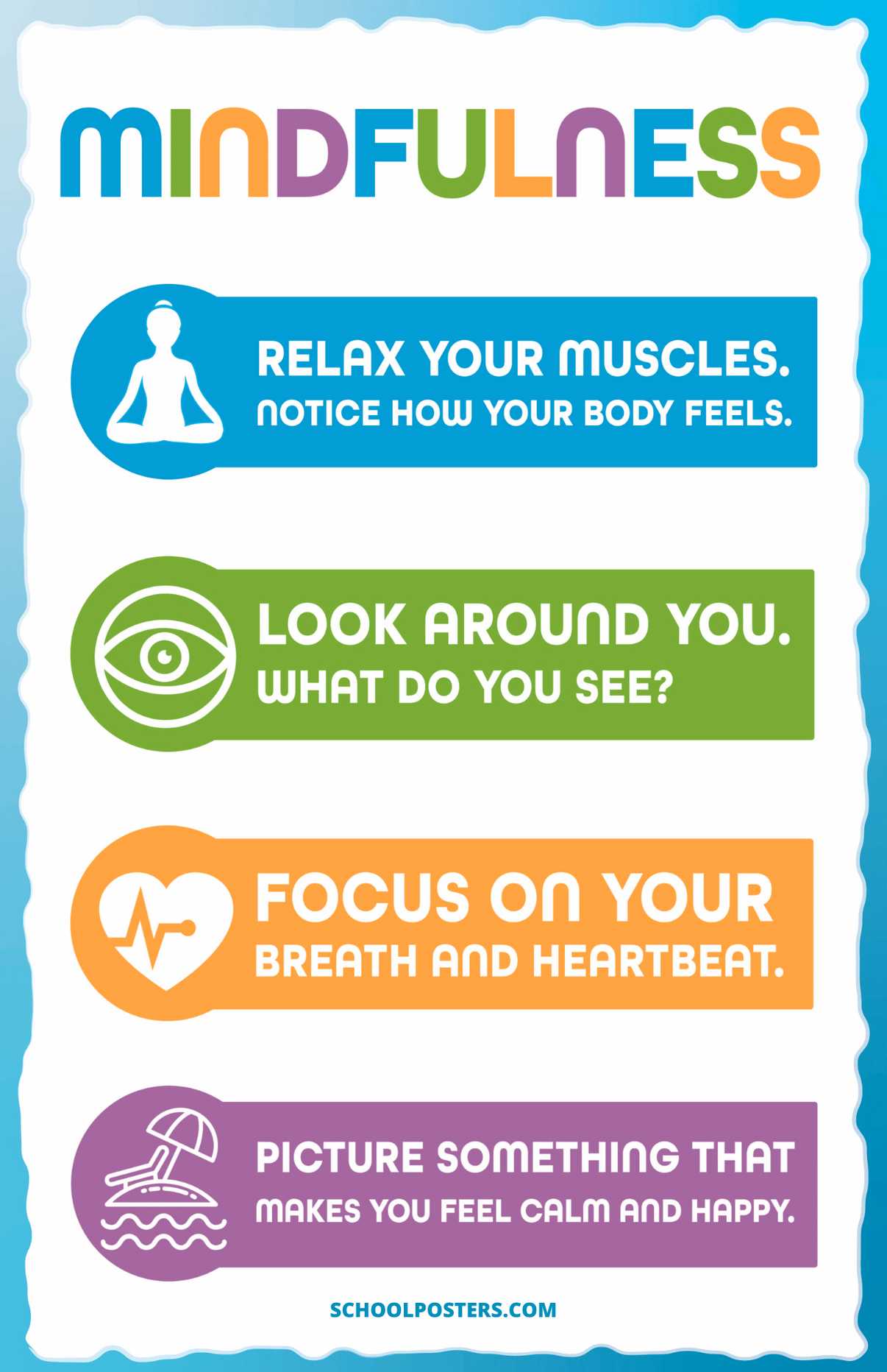 Mindfulness Poster – SchoolPosters.com LLC