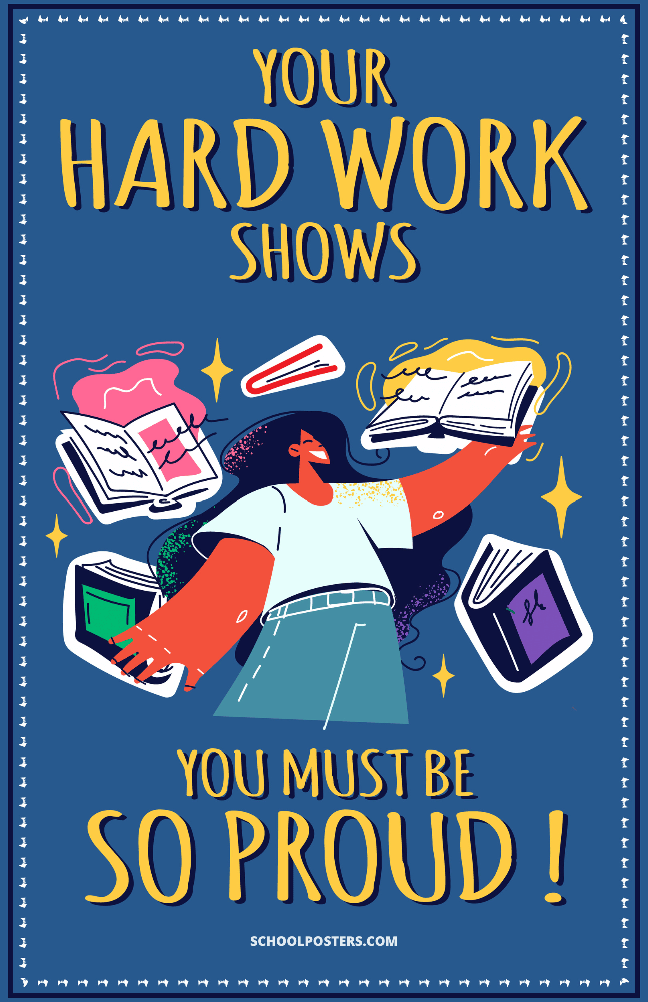 Your Hard Work Shows Poster