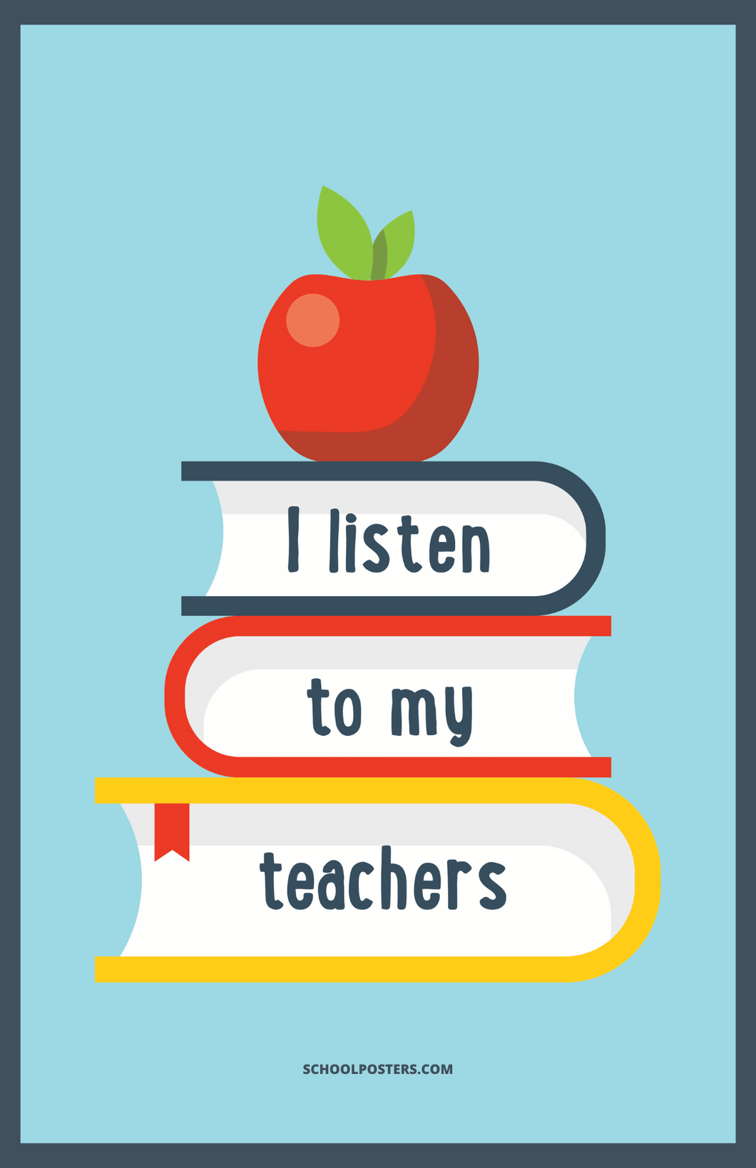 I Listen To My Teachers Poster