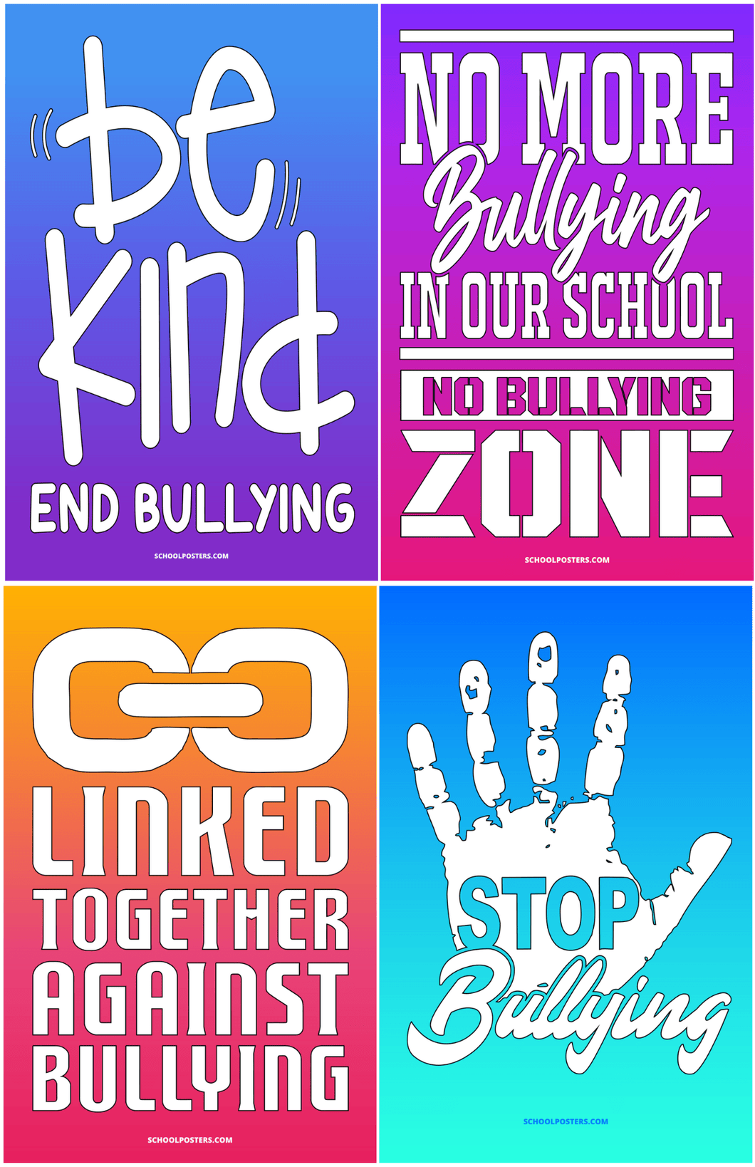 Stop Bullying Poster Package