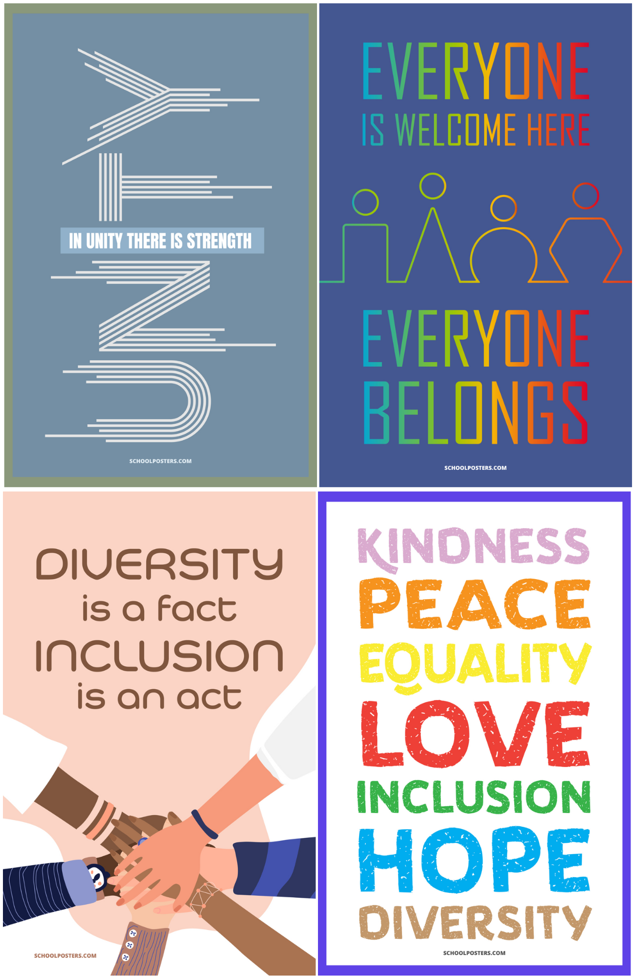 unity in diversity poster