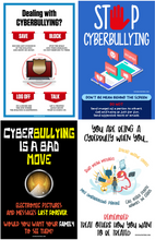 Load image into Gallery viewer, Cyberbullying Prevention &amp; Awareness Poster Package (Set Of 15)