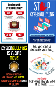 Cyberbullying Prevention & Awareness Poster Package (Set Of 15)