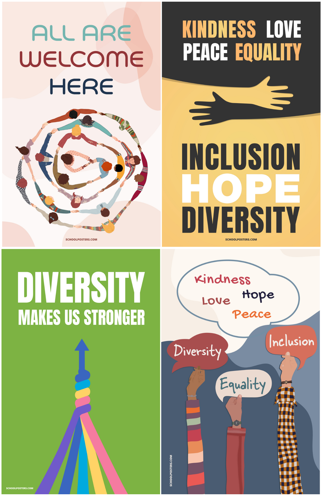 Celebrate Diversity Poster Package (Set Of 12)
