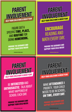 Load image into Gallery viewer, Elementary Parent Involvement Poster Package