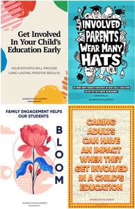 Parent Involvement Poster Package