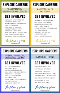 Explore Careers Poster Package (Set Of 16)