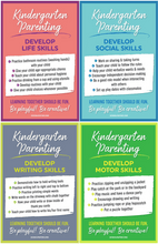 Load image into Gallery viewer, Kindergarten Parenting Poster Package