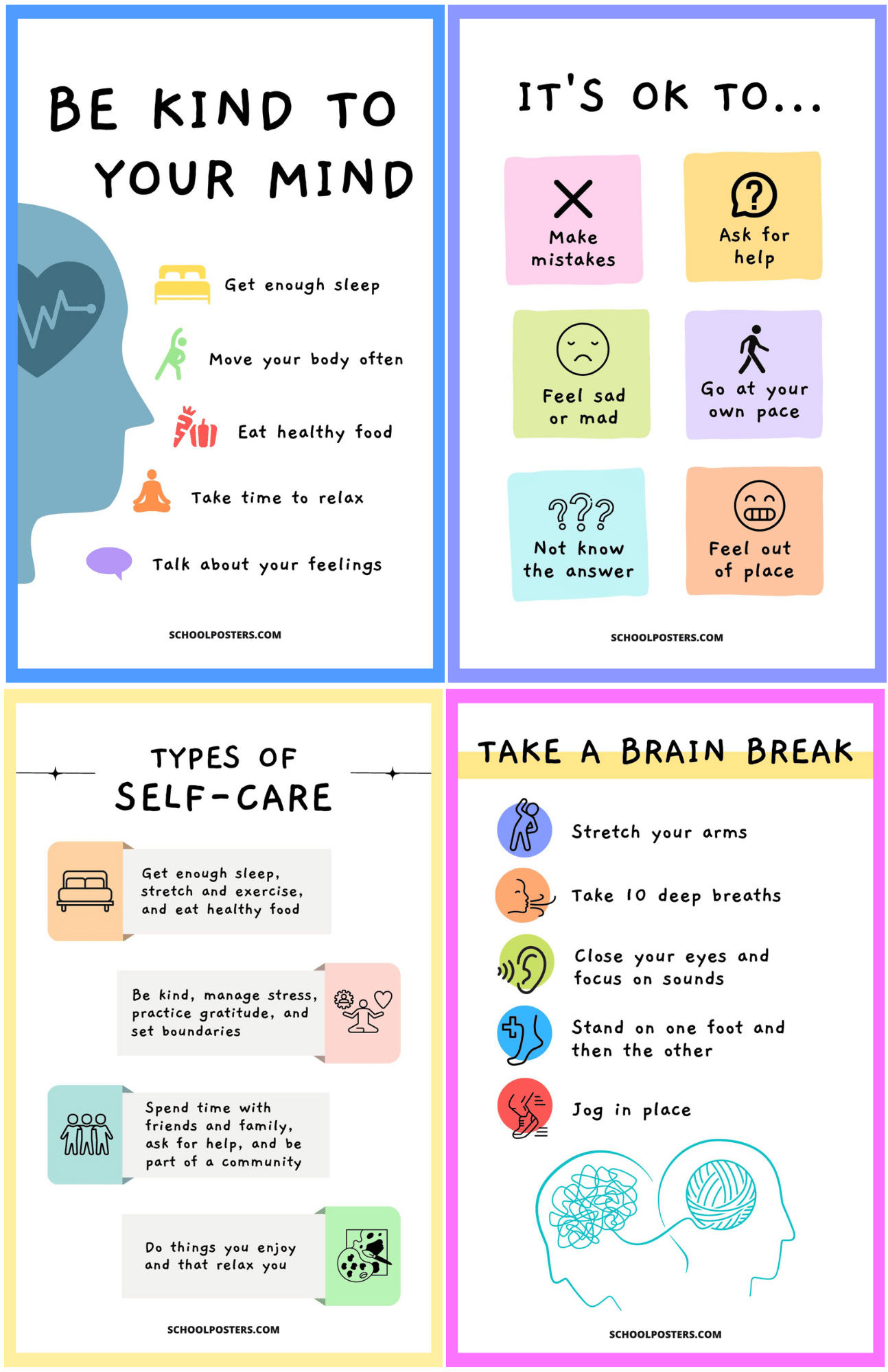 Mental Health Poster Package
