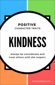 Elementary Character Kindness Poster