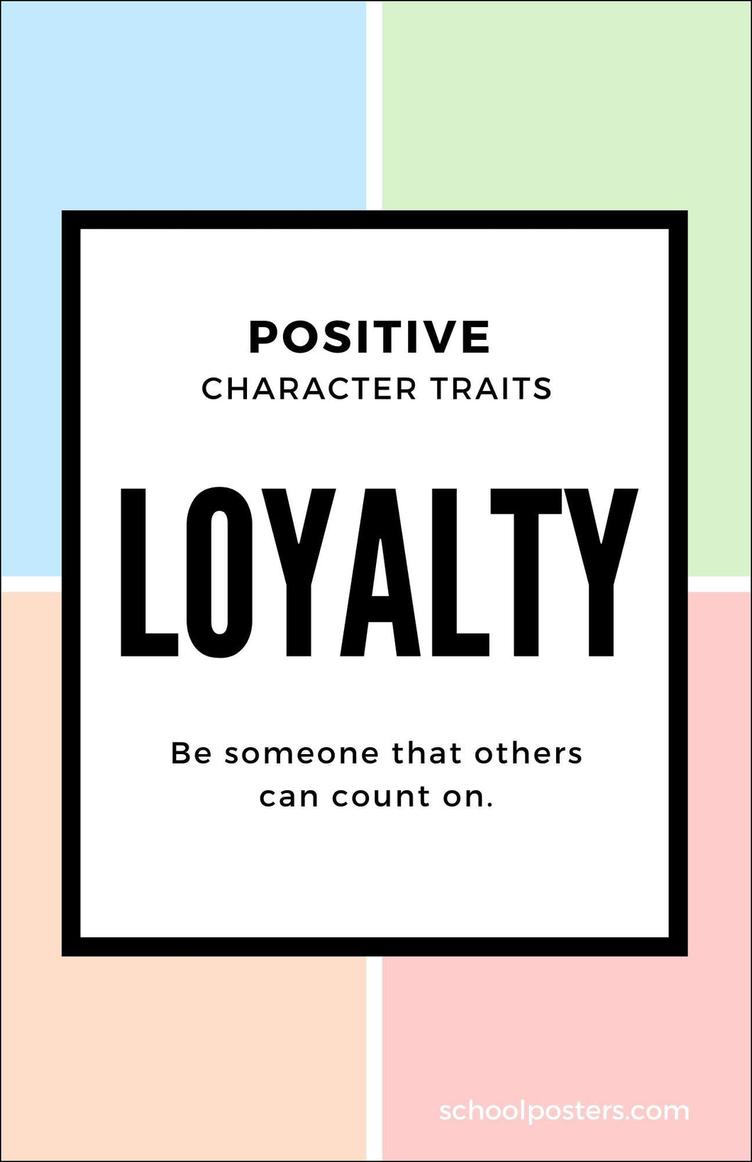 Character Loyalty Poster