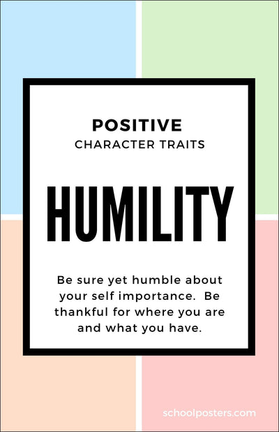 Character Humility Poster