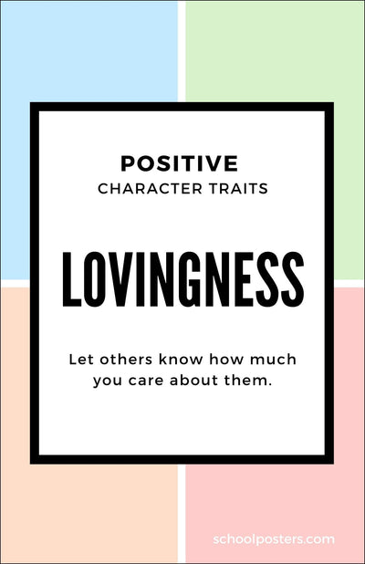 Character Lovingness Poster