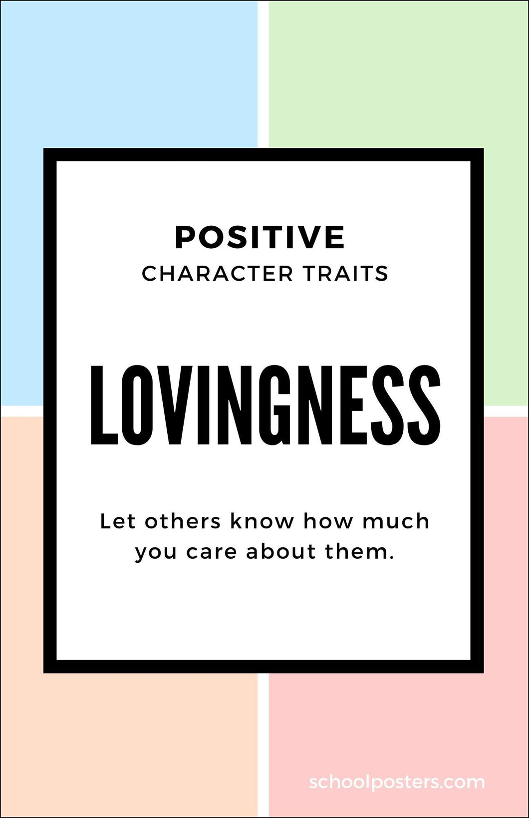 Character Lovingness Poster