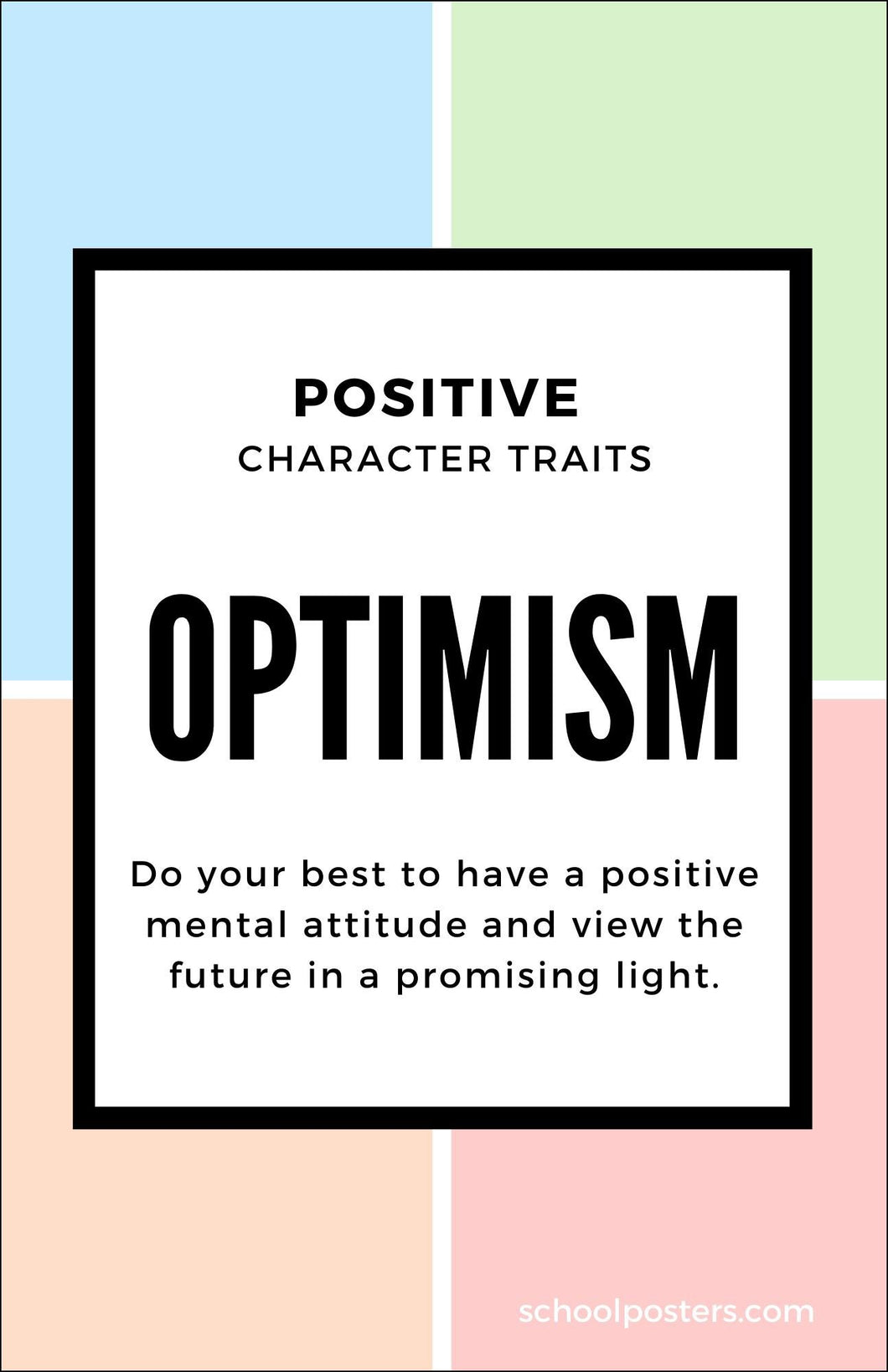 Character Optimism Poster