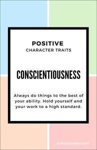 Character Conscientiousness Poster