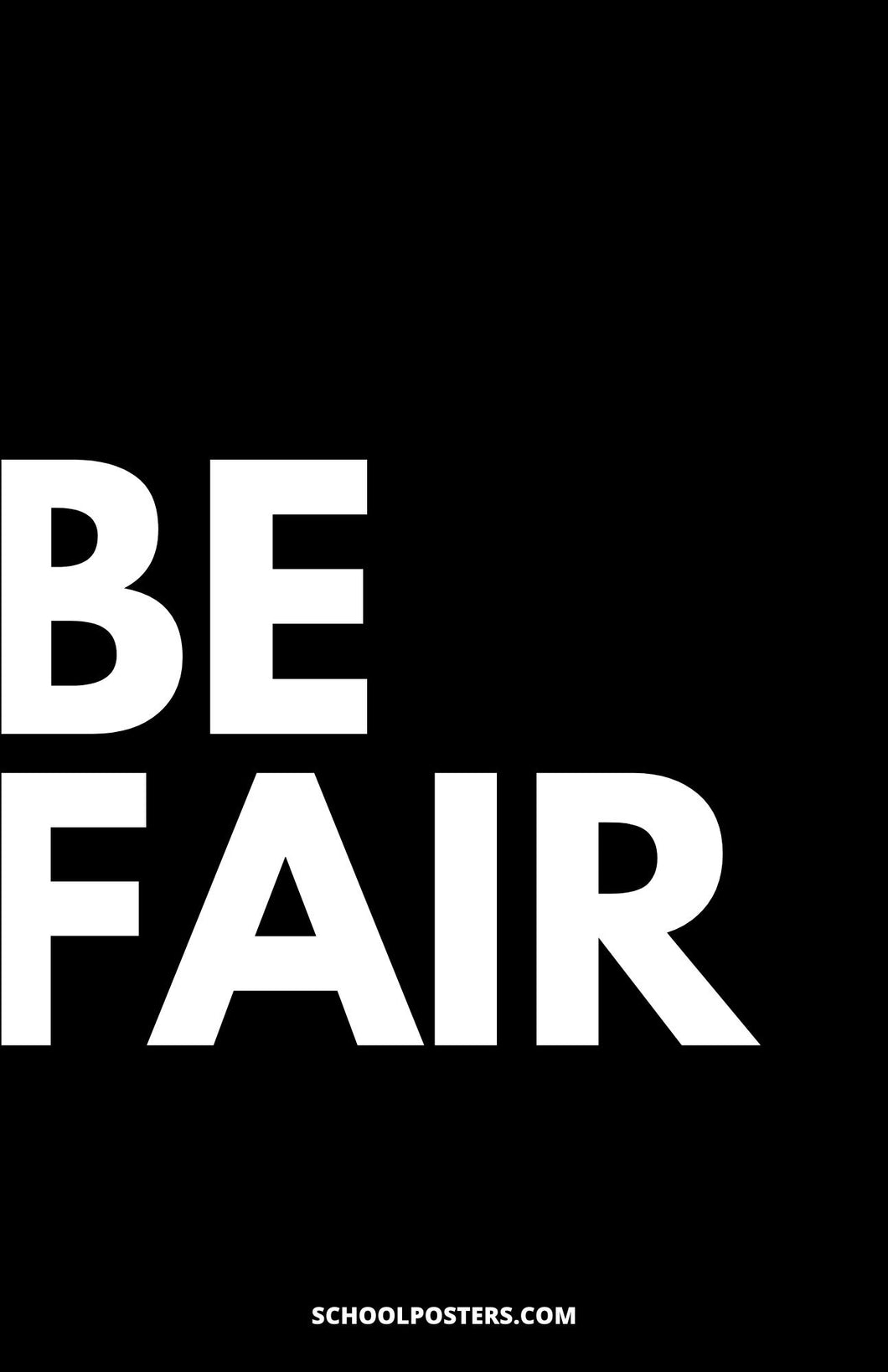 Be Fair Poster