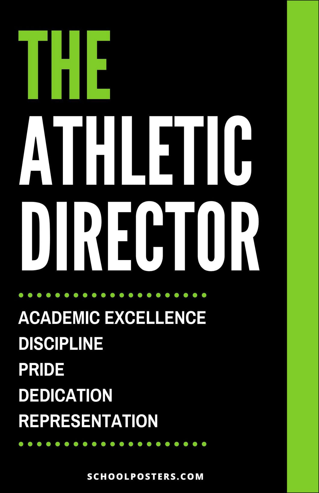 The Athletic Director Poster