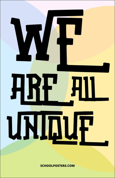 We Are All Unique Poster
