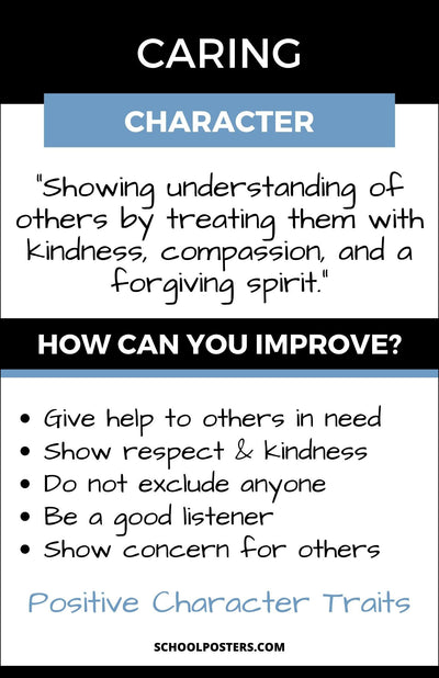 Caring Character Trait Poster