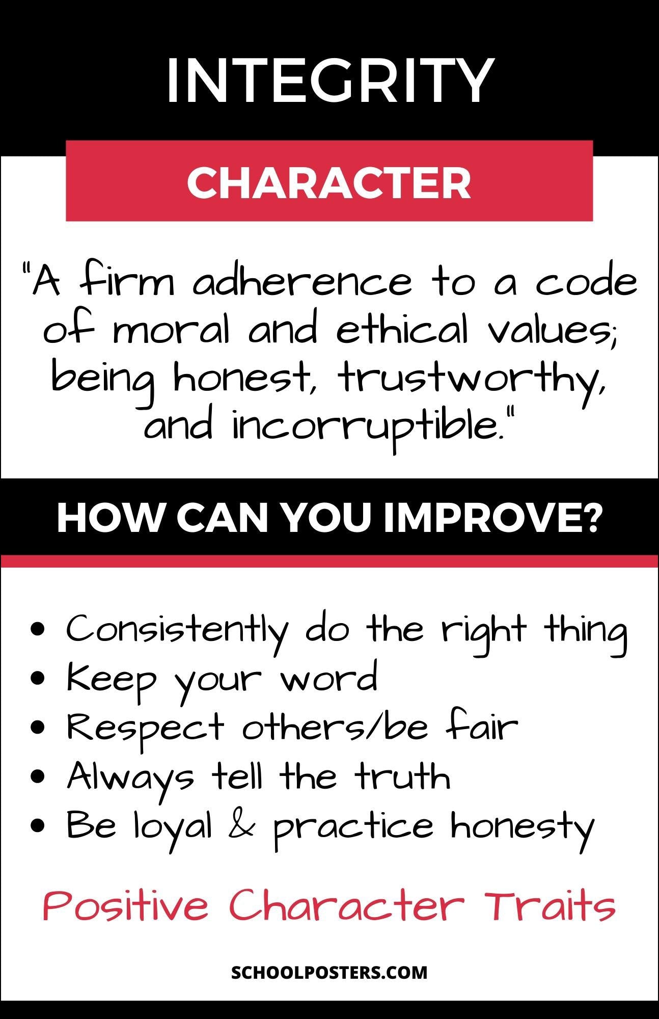 trustworthiness posters