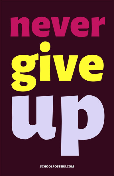 Never Give Up Poster