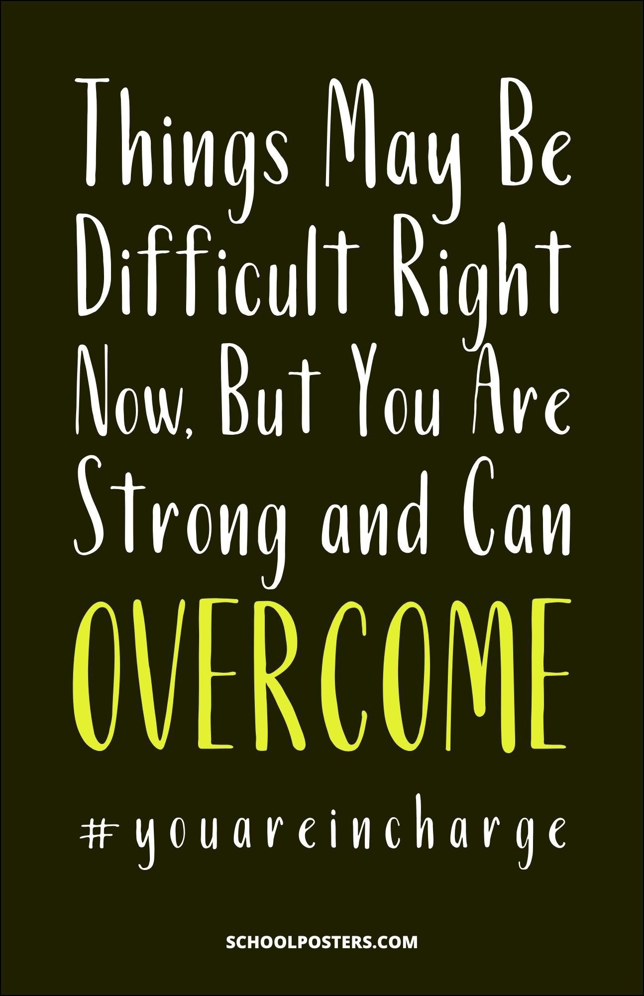 You Can Overcome Poster