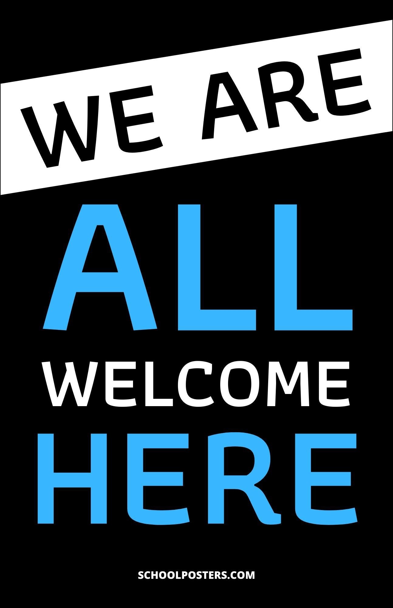 We Are All Welcome Here Poster