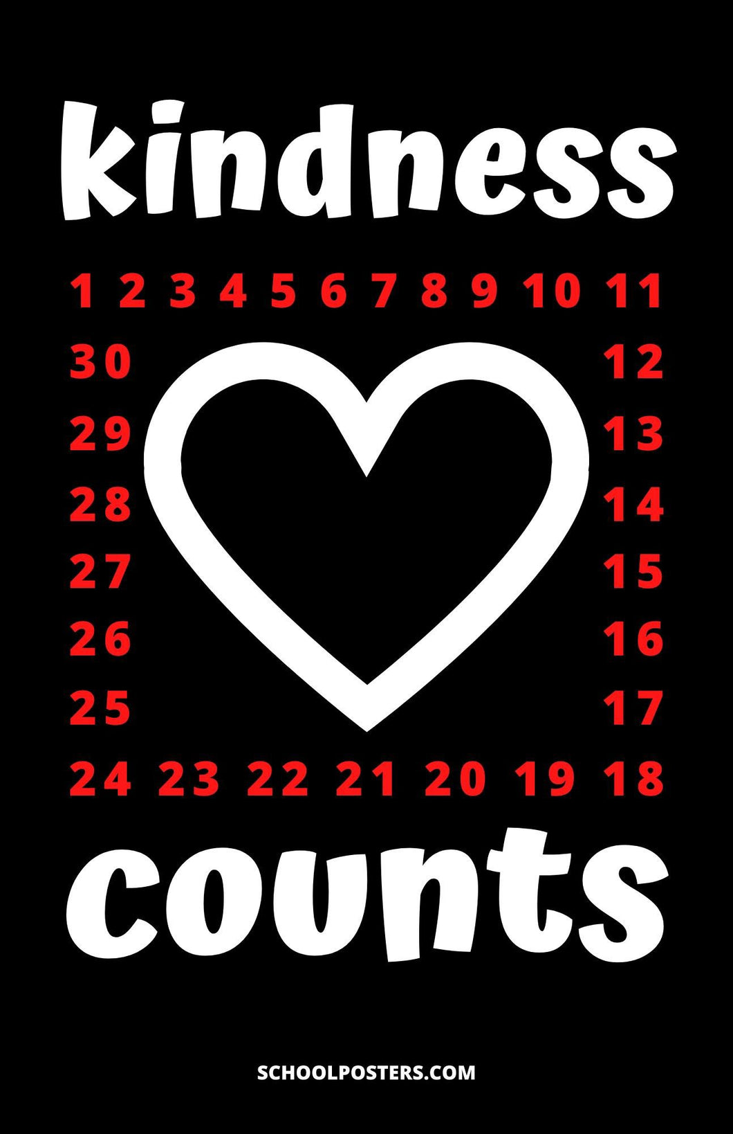 Kindness Counts Poster