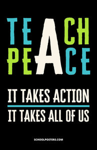 Teach Peace Poster