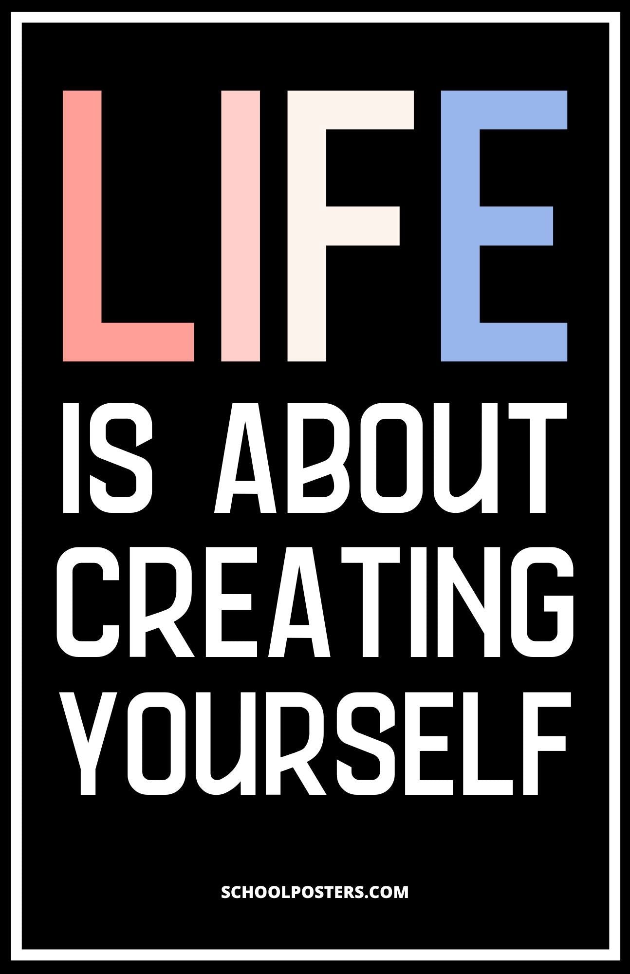 Creating Your Life Poster