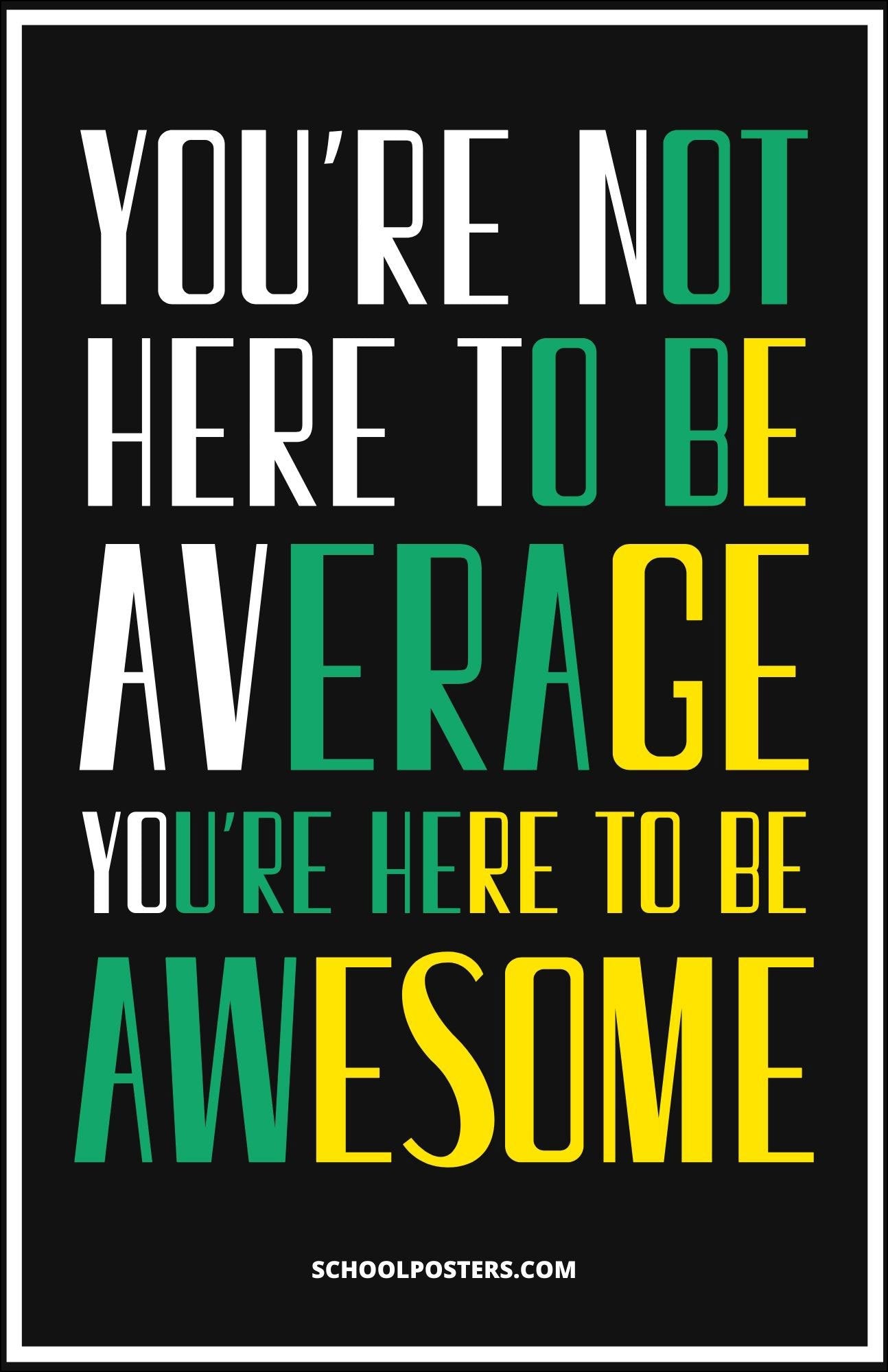 Be Awesome Poster