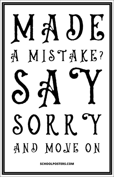 Mistakes Poster