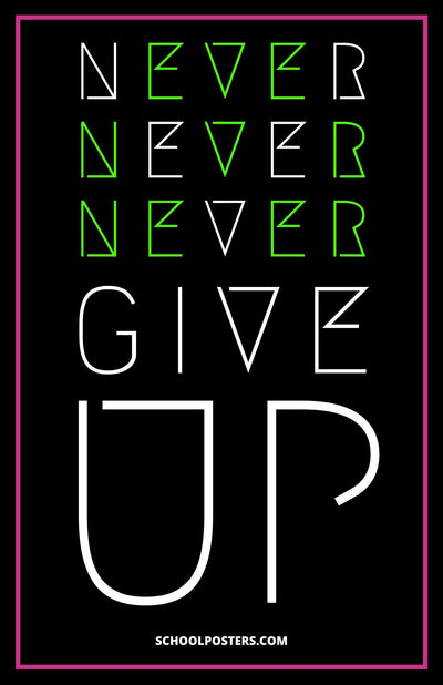 Never Give Up Poster