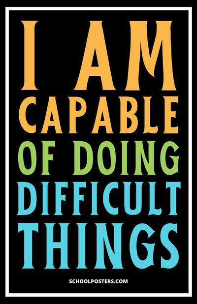 I Am Capable Poster