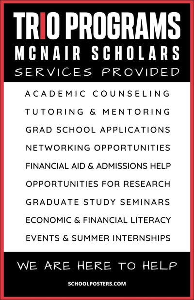 McNair Scholars Services Poster