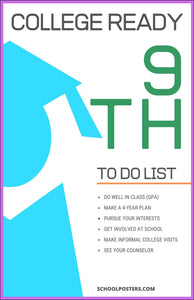 College Ready 9th Grade Poster