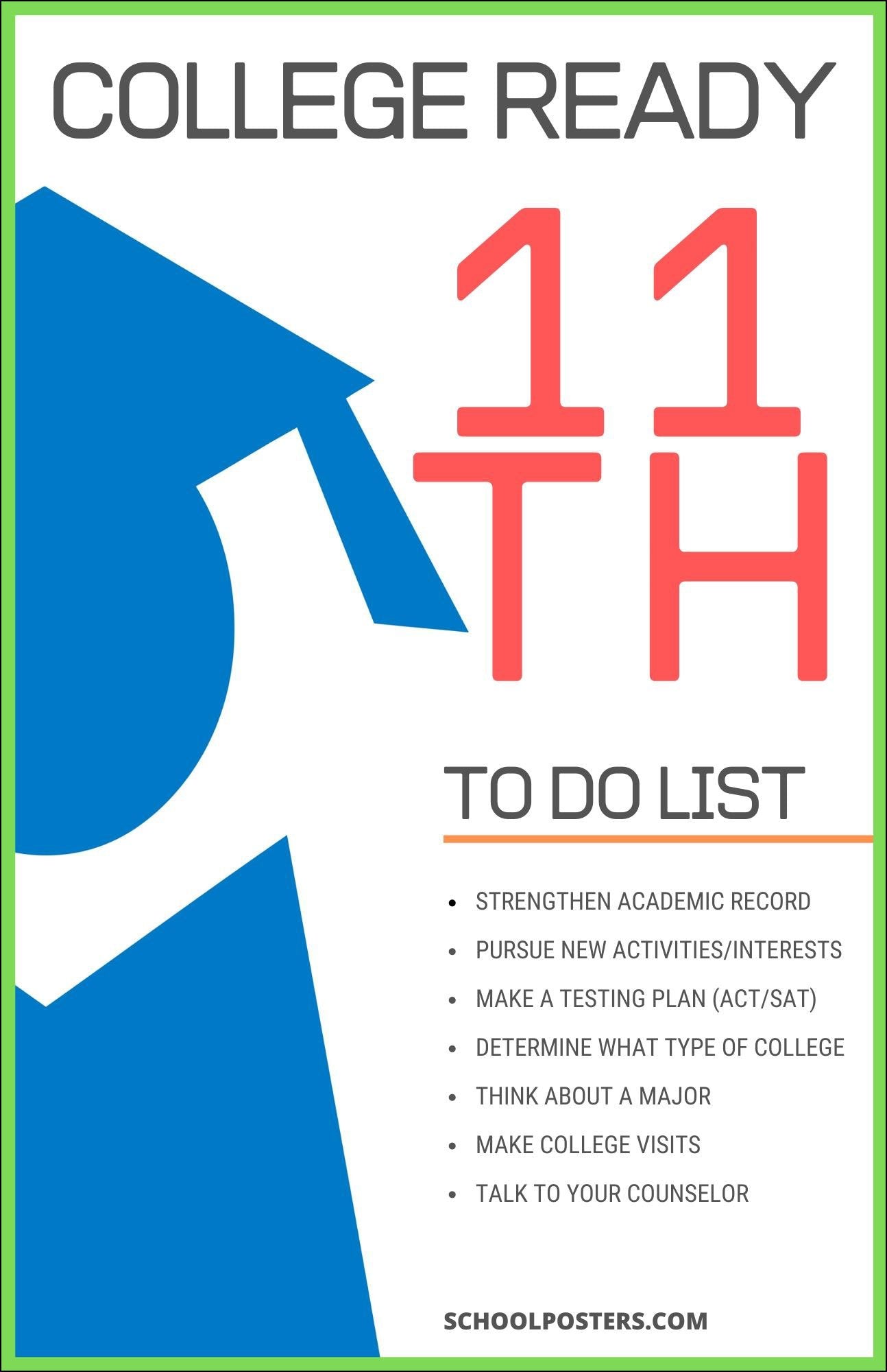 University Guide 11th Eleventh Grade 11th Grade Sign Etsy