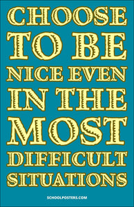 Choose To Be Nice Poster