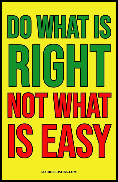 Do What Is Right Poster